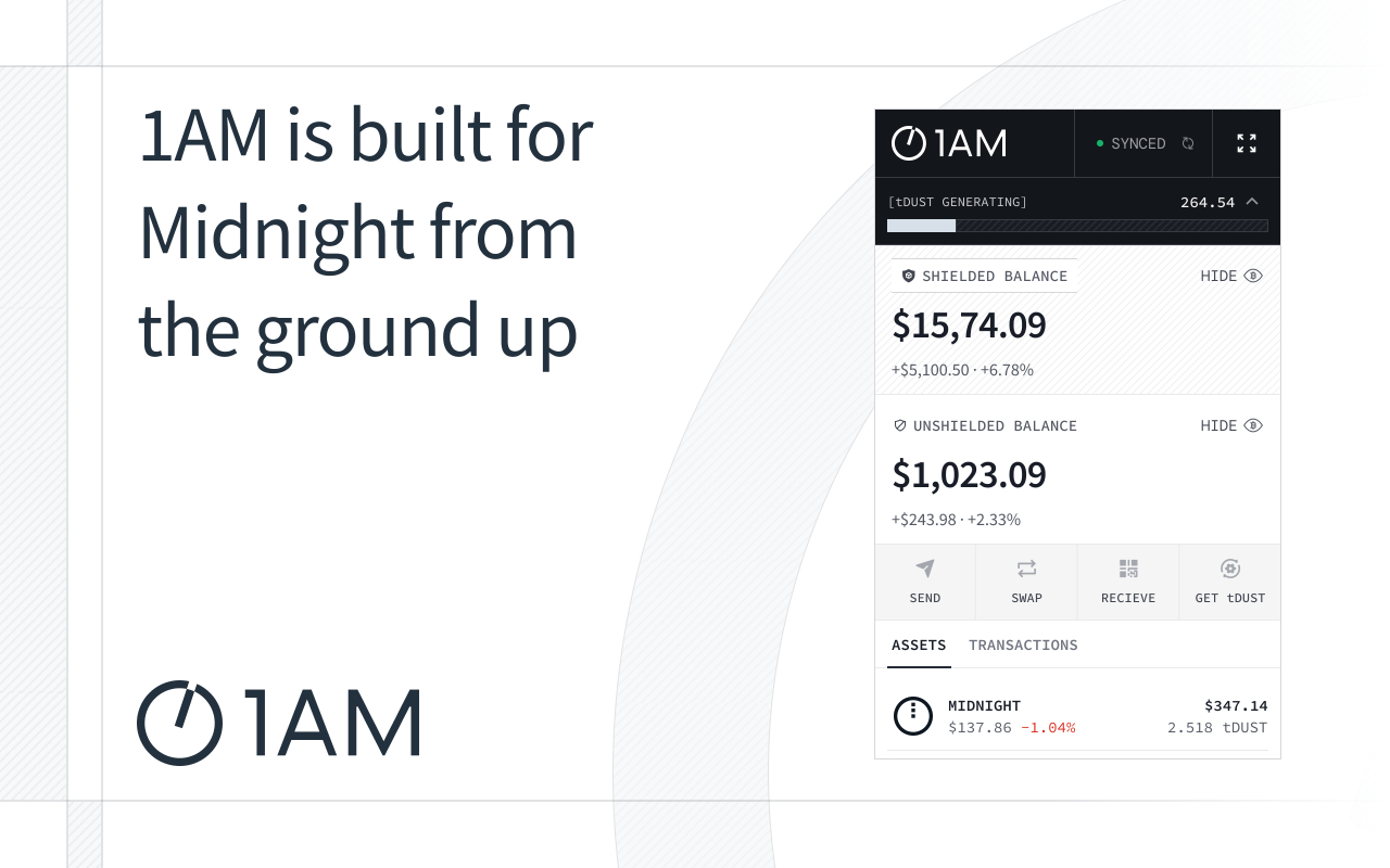 Official 1AM Chrome extension store artwork